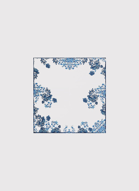 Biała poszetka męska folklor