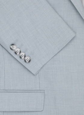 Błękitna marynarka garniturowa