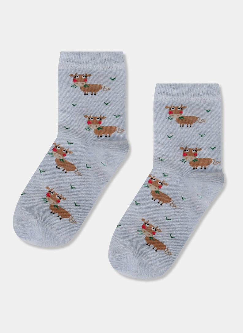 Skarpetki dziecięce w krowy DTD-SX-024-X