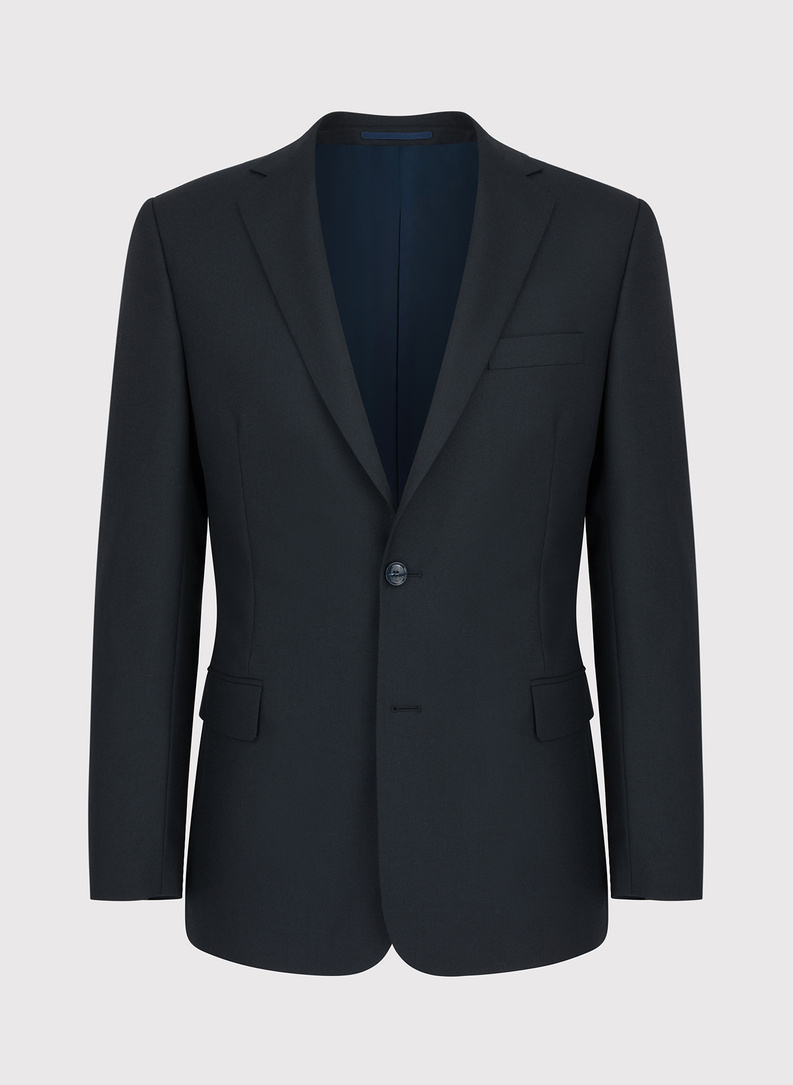 Granatowa marynarka garniturowa