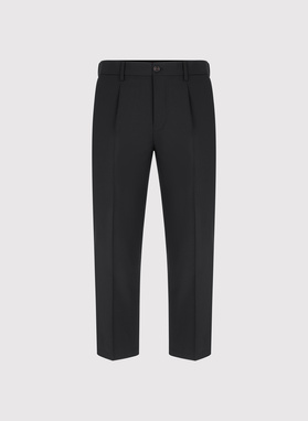 Czarne casualowe spodnie męskie