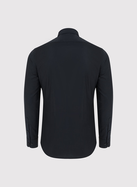 Czarna koszula męska z bawełny