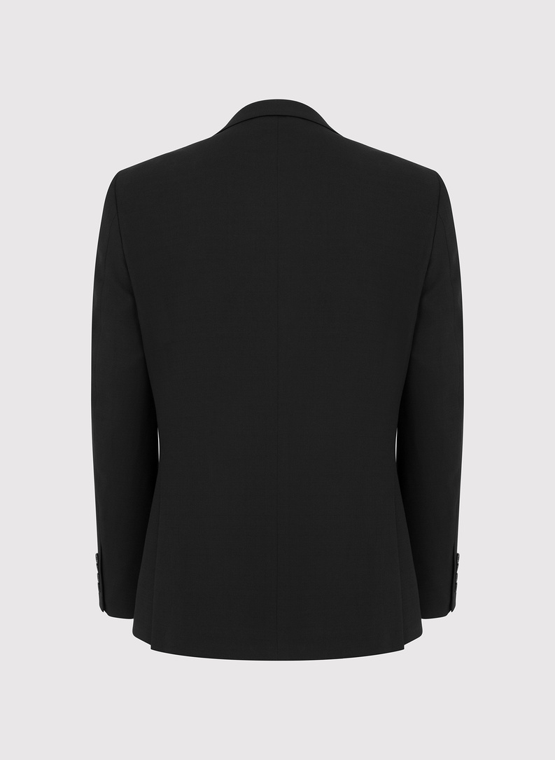 Czarna marynarka garniturowa