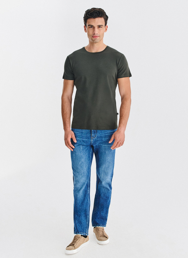 Zielony t-shirt męski