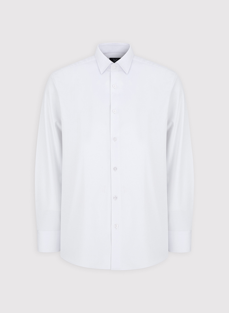 Biała koszula męska