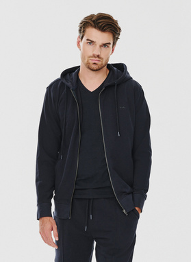 Rozpinana bluza dresowa w granatowym kolorze