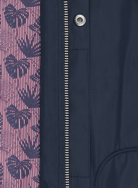 Granatowa krótka kurtka męska