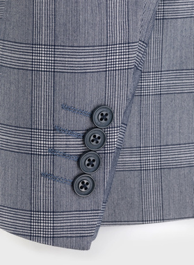 Szara marynarka garniturowa P22SF-3G-011-S-S