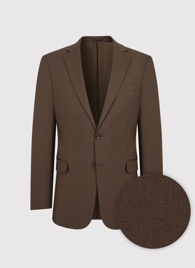 Brązowa marynarka garniturowa