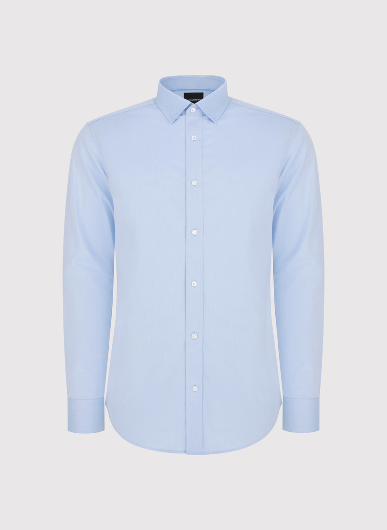 Niebieska koszula męska
