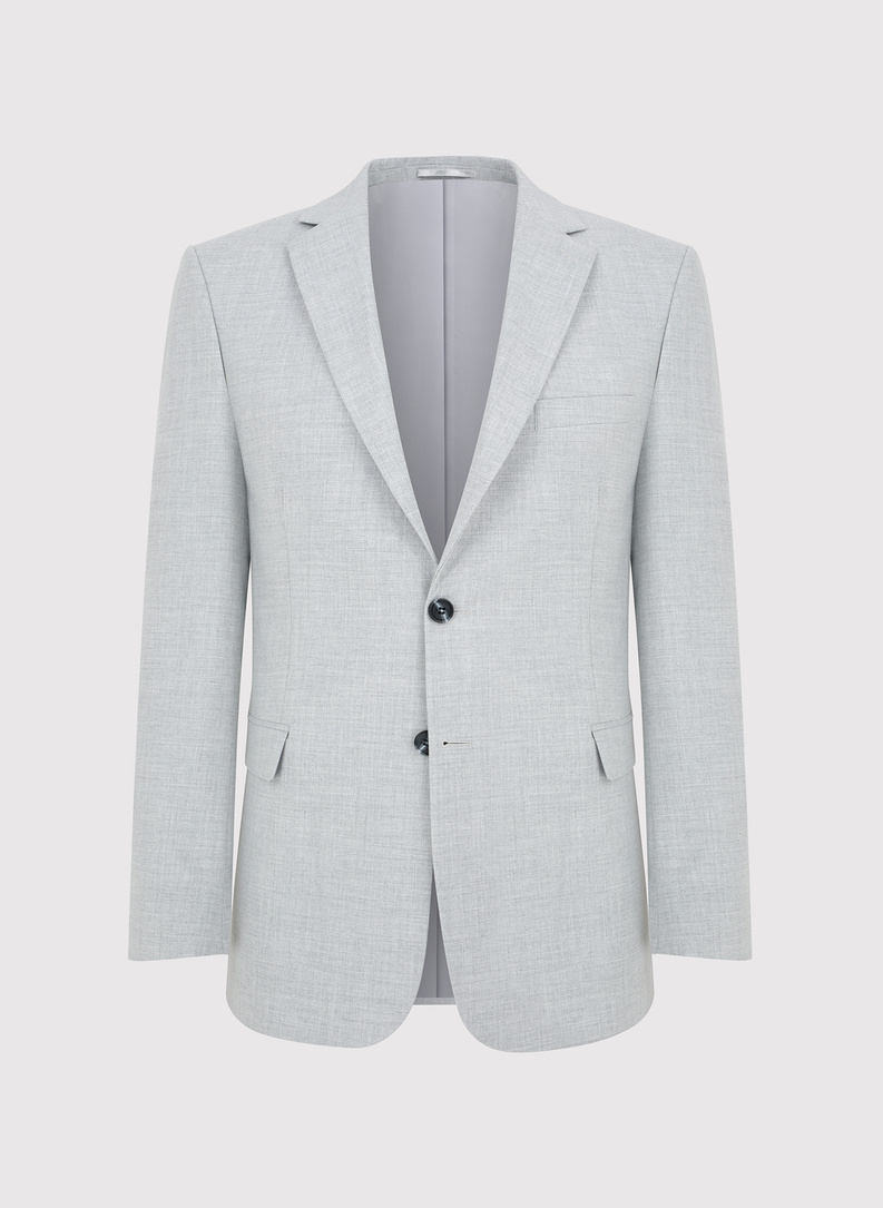 Marynarka garniturowa w kolorze jasnoszarym