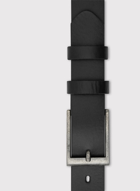 Pasek męski w kolorze czarnym