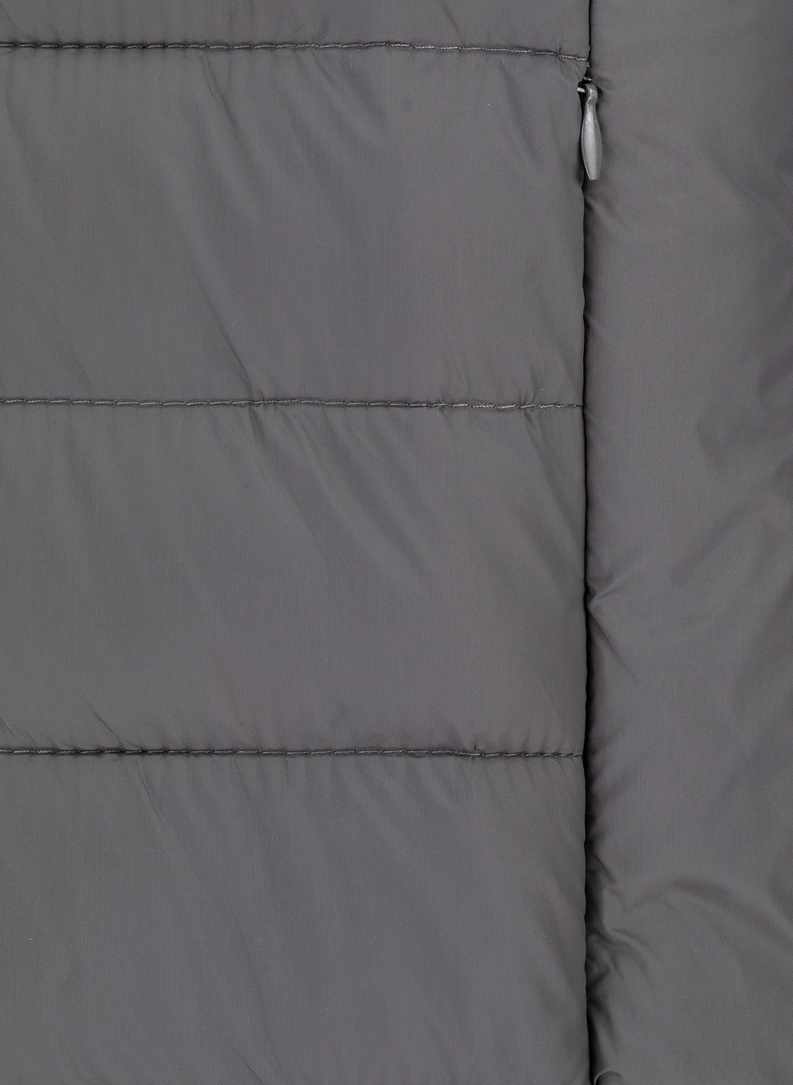 Szara krótka pikowana kurtka