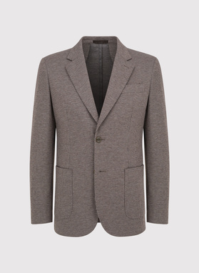 Szaro-brązowa marynarka męska