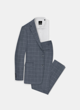 Szare spodnie garniturowe P21WF-6G-067-S