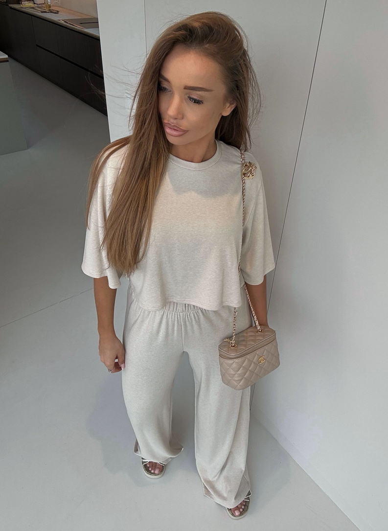 Komplet damski PAKO ecru