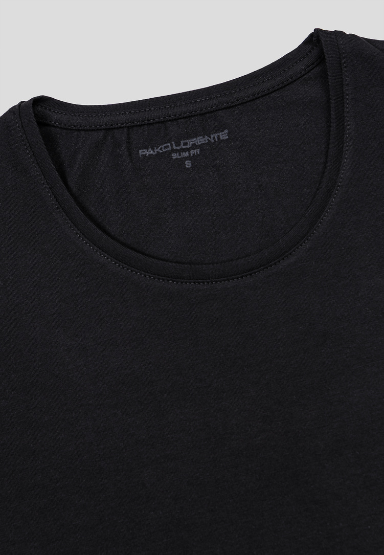 Czarny t-shirt męski