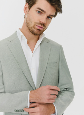 Zielona marynarka męska bez podszewki