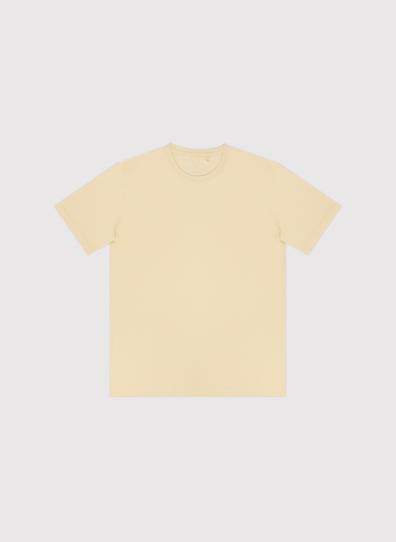 Bawełniany żółty t-shirt