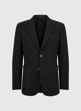 Bawełniana marynarka męska w kolorze czarnym