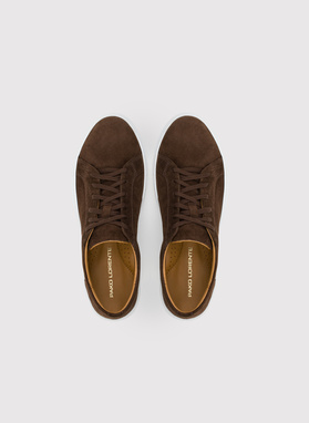 Brązowe sneakersy męskie