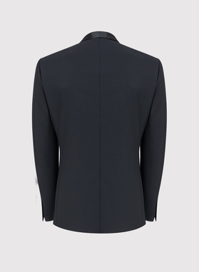 Czarna marynarka smokingowa