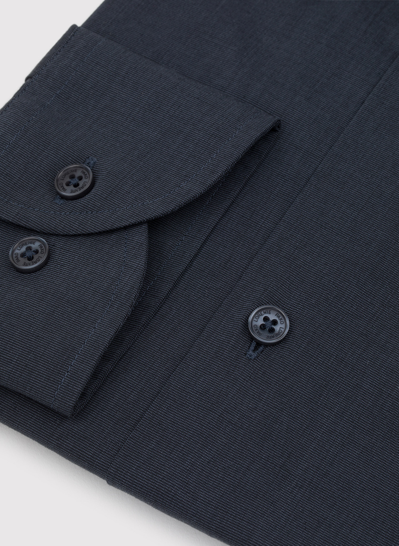 Bawełniana koszula męska w kolorze ciemnoszarym