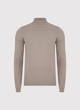 Beżowy półgolf męski