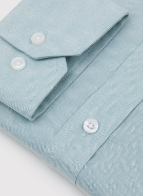 Zielona bawełniana koszula męska