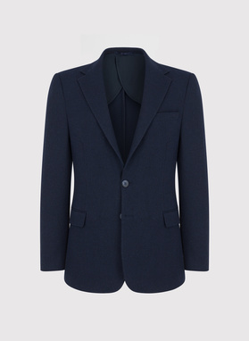 Granatowa marynarka męska z odpinaną podpinką