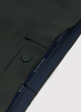 Zielone spodnie garniturowe P22SF-6G-022-Z-S