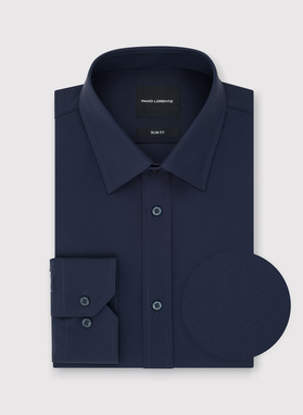 Granatowa koszula męska