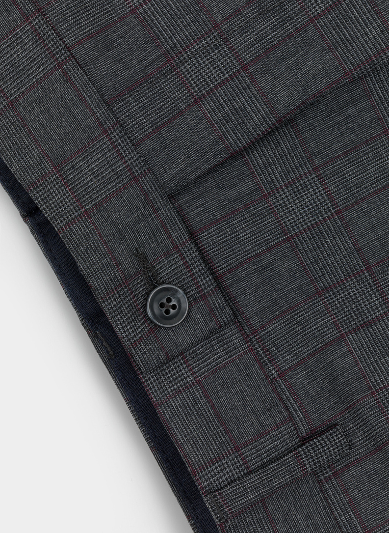 Spodnie męskie garniturowe P21WF-6G-072-S