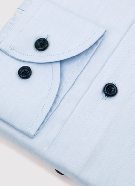 Niebieska koszula męska z bawełny