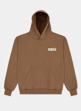 Bluza z kapturem beżowa C21WF-2K-006-E