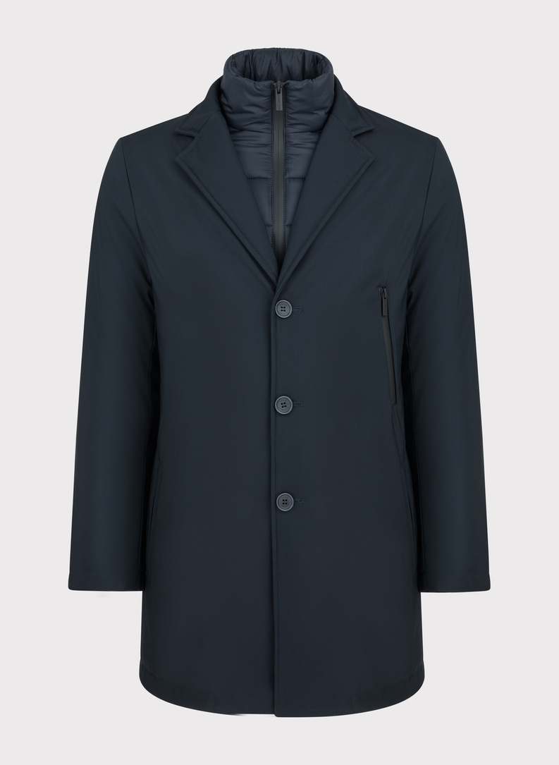 Płaszcz męski granatowy P22WF-7X-008-G-0