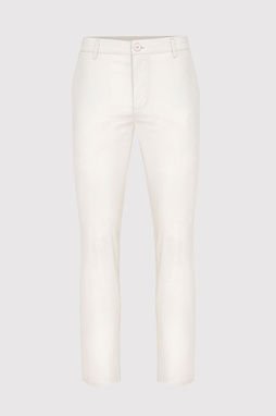 Męskie basicowe spodnie w kolorze ecru