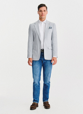 Szara marynarka męska