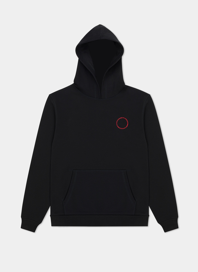 CZARNA BLUZA Z KAPTUREM M21WF-2K-005-C