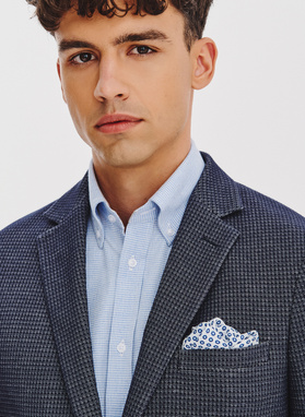 Casualowa marynarka męska w kolorze granatowym