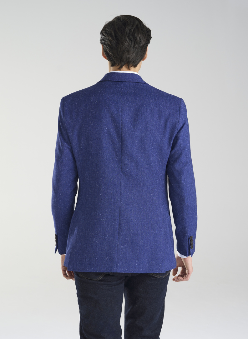 Niebieska marynarka męska