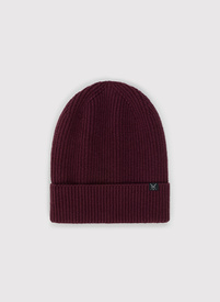 Bawełniana czapka w kolorze bordowym