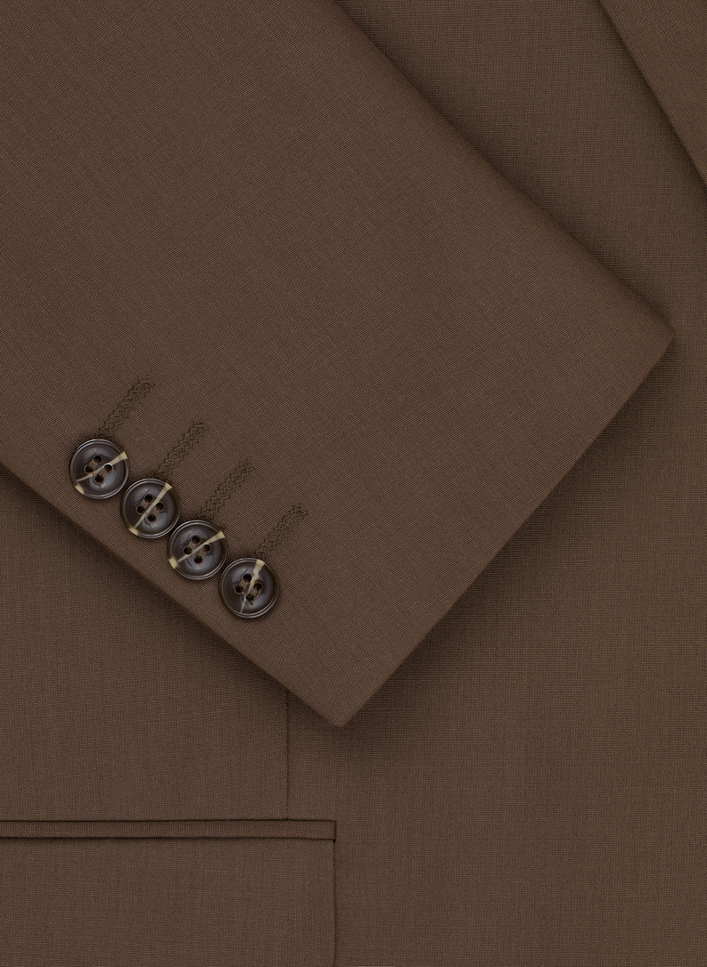 Brązowa marynarka garniturowa 