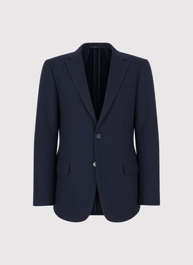 Granatowa marynarka męska z wełny