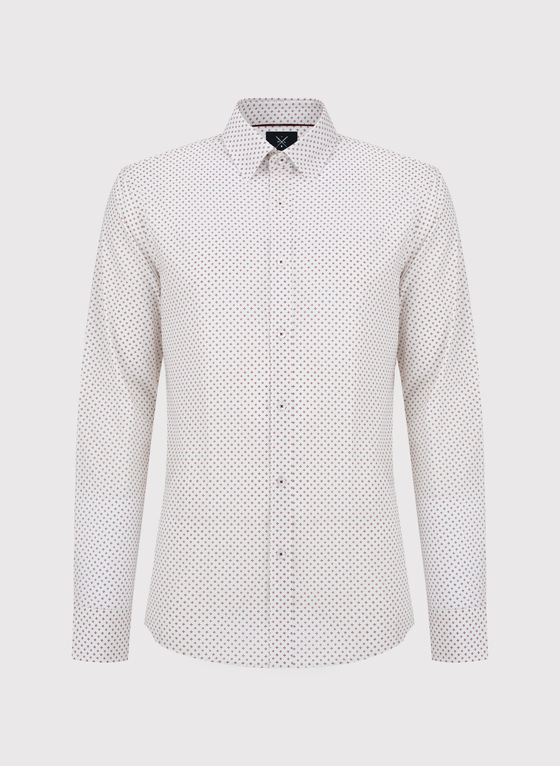 Koszula męska w mikrowzór