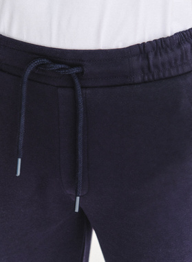 Granatowy dres męski