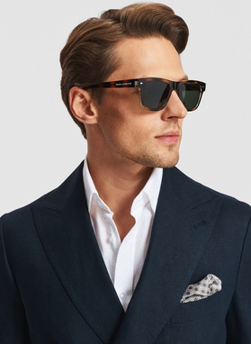 Brązowe okulary przeciwsłoneczne