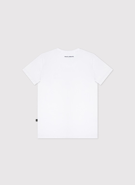 Biały gładki T-shirt Basic