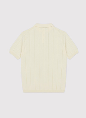 Swetrowe polo w kolorze żóltym