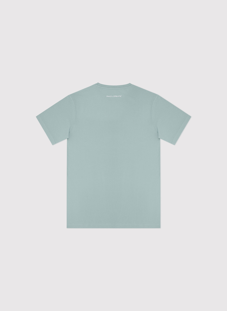 Bawełniany zielony t-shirt